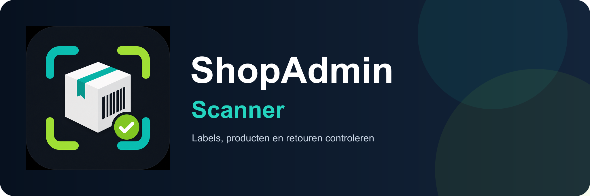 ShopAdmin Scanner